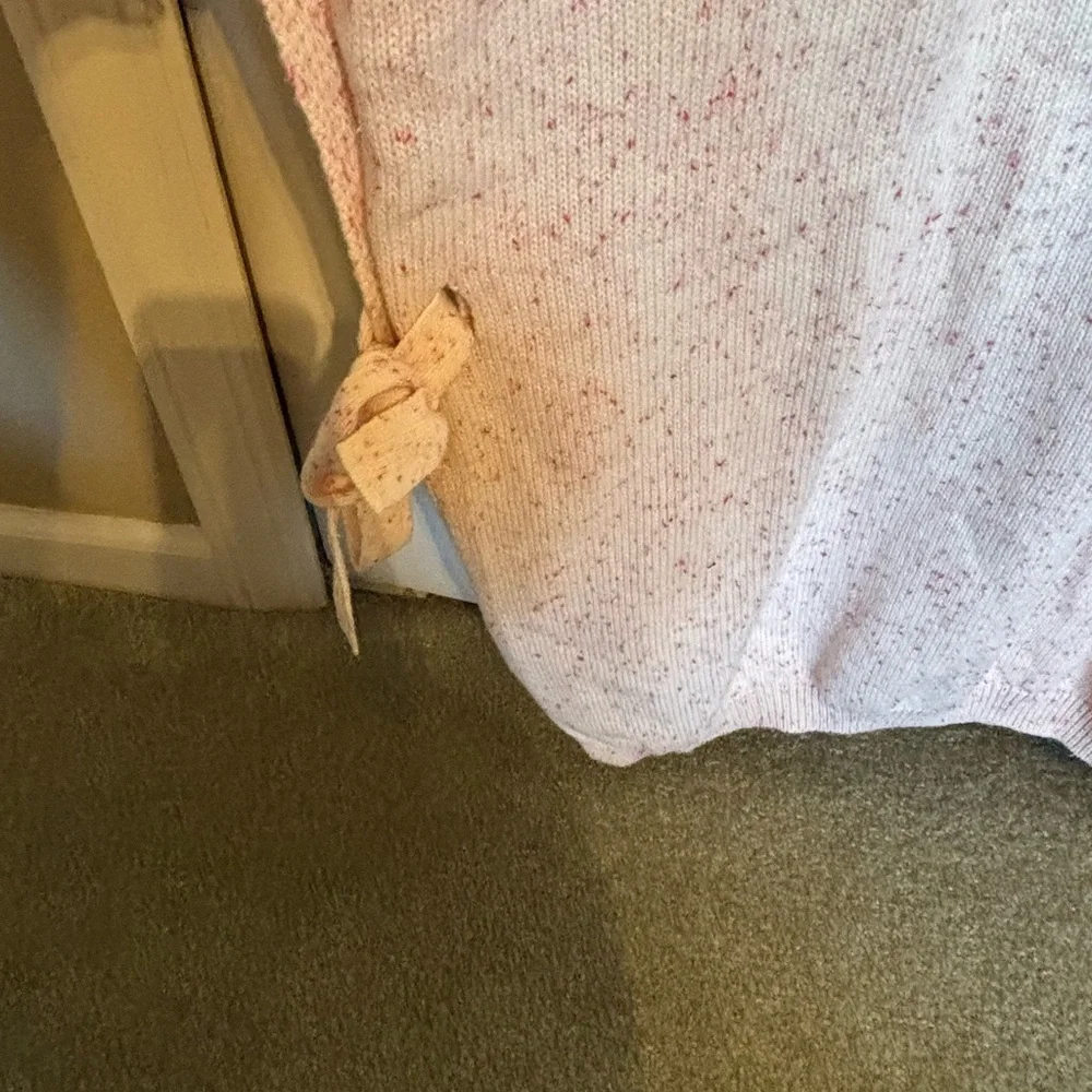 LOFT Speckled Pink Sweater XS/S - Picture 2 of 3